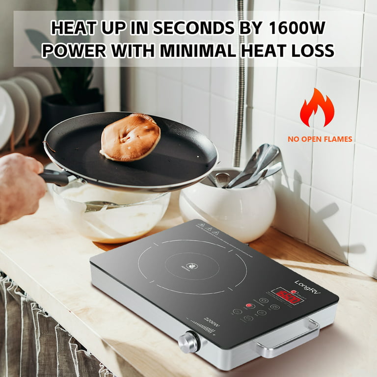 Newr battery-powered induction cooktop cuts cord on clean camp cooking
