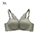 thumbnail image 1 of Sujetador sin costuras Apertura frontal Ropa interior de encaje Sin cables Sexy Bralette transpirable Racerback, Verde, 38/85 Speravity AP001113-08, 1 of 7