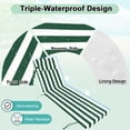 thumbnail image 4 of DTTRA Chaise Lounge Cushions Outdoor, 80 x 26 x 3 Inch, Waterproof Lounge Chair Cushion for Outdoor Furniture, Patio Lounger Pads with Removable Cover Ties Pillow for Pool, Garden Loungers, 4 of 7