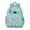 Greenish-blue-28, variant on Kawaii Llama Toddler Backpack Funny Alpaca Print with Cute Llama Face and Cartoon Pattern for School