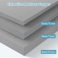 thumbnail image 4 of Medium Firm Mattress Topper, Bamboo Charcoal Infused, Cooling Ventilated Design for Deep Sleep, Ultra-Support Bed Pad, 4 of 6