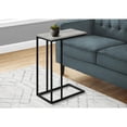 thumbnail image 5 of Accent Table C-shaped End Side Snack Living Room Bedroom Metal Grey, 5 of 5