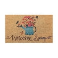 thumbnail image 1 of Spring Welcome Door Mat With Non-Slip Backing Flower Seasonal Door Mat For Outdoor Farmhouse Door Mat Decoration Welcome Doormat Rug And Mat Funny Home Decor, 1 of 5