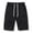 B_ Black, variant on New Summer Arrivals YLSDY Cargo Shorts Casual Drawstring Elastic Waist Short Pants Button Up Pockets Flowy Fashion Solid Color Sweat Shorts Brown XL