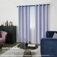 thumbnail image 6 of Deconovo Silver Printed Blackout Curtains - 2 Panels, Wave Dots Pattern, Grommet Top, 52"x108", Thermal Insulated Drapes for Bedroom & Living Room, Light Purple, 6 of 8