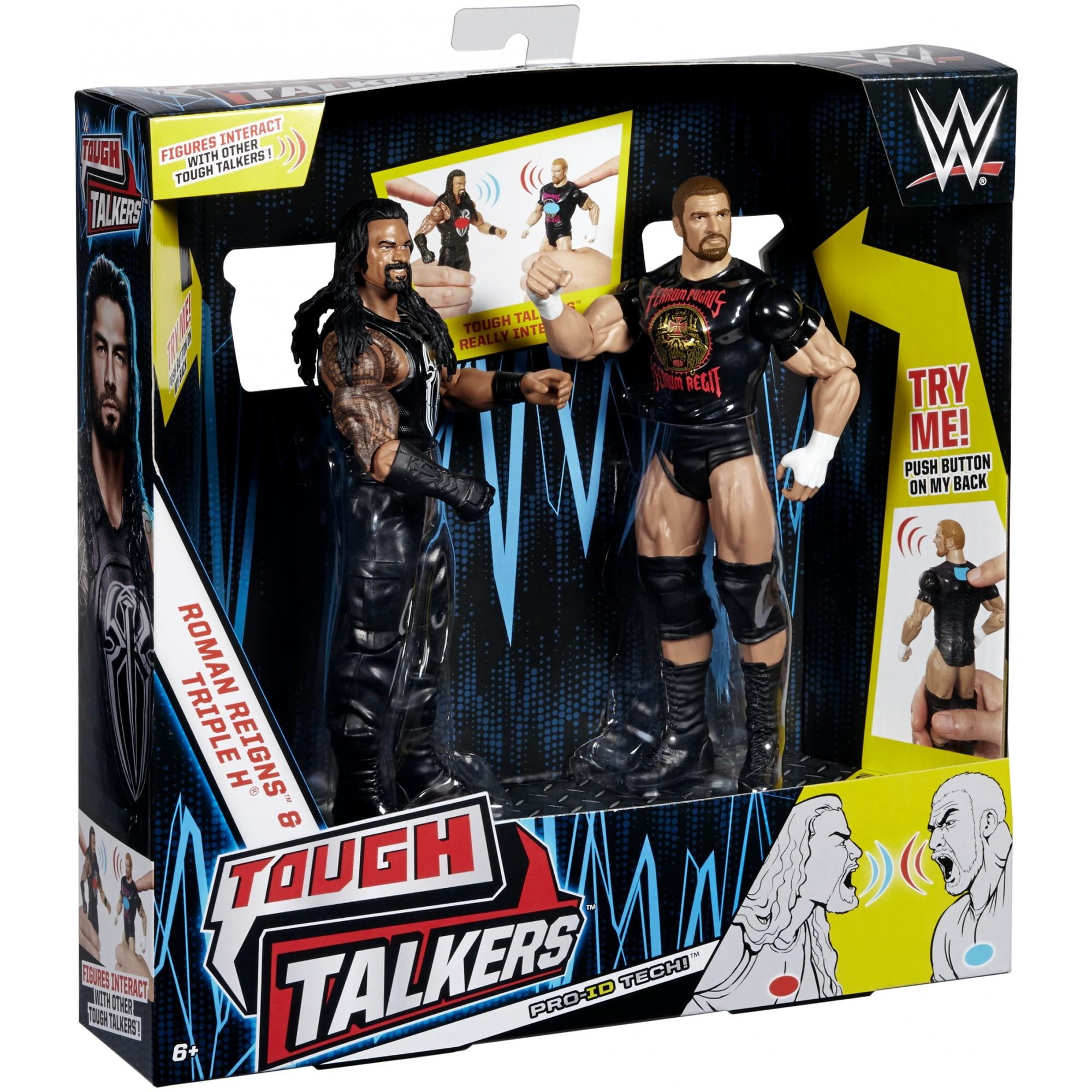 WWE Tough Talkers Roman Reigns \u0026 Triple H 2-Pack - Walmart.com