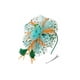 thumbnail image 1 of Minnieouse Tocado Vintage para mujer, velo de malla, diadema, Clip, tocado, horquilla, accesorios de estilismo para mujer, tocados Ropa, zapatos y accesorios Miscelánea verde azul naranja, 1 of 6