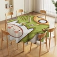 thumbnail image 5 of Adventure Time Round Tablecloth Print Decorative Table Cover Washable Table Cloths for Dining Party Picnic 36x36in, 5 of 8