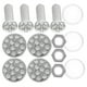 thumbnail image 1 of 1 juego de tornillos para matrícula de coche, clips para matrícula, sujetadores, accesorios de fijación para marco de matrícula, 1 of 5