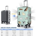 thumbnail image 2 of Puppy Dog Cute Animals Luggage Suitcase Covers Elastic Washable Luggage Protector Travel Suitcase Protective Cover For Kid And Adult, L (Fit 25-29 Inch Luggage), 2 of 6