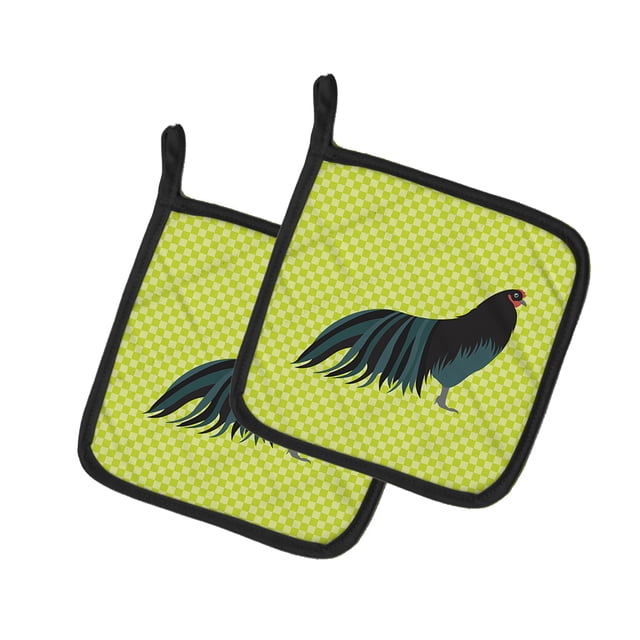 Carolines Treasures BB7659PTHD Sumatra Poulet Vert Paire de Porte-Pots