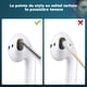 thumbnail image 3 of Kit de limpieza para Airpods, bolígrafo multifunción para limpieza, kit 3 en 1 para Airpods, accesorios Airpods Pro para limpieza de auriculares Bluetooth, con cepillo de limpieza separado, color blan, 3 of 5