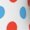 Red Blue Polka Dots, variant on Naloa Red Ladybug Women's Short-Sleeved Onesie, One-Piece Swimsuit for Parties, dates, clubs - Small