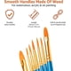 thumbnail image 4 of B Brush Set, Nylon Bru For Acrylic, Oil, , 10 Brush Sizes, 4 of 5