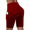 thumbnail image 4 of Yoga Shorts For Women Sevevn Women Basic Slip Shorts Workout Leggings Yoga Shorts Pants, 4 of 6