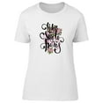 thumbnail image 1 of Take Me To Paris, Pink Flowers Tee Women's -Image by Shutterstock, 1 of 1