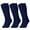 Navy, variant on WHIPPY 3 Pairs Baseball Socks for Youth Kids Boys Girls Knee High Tube Socks for Softball Football Soccer