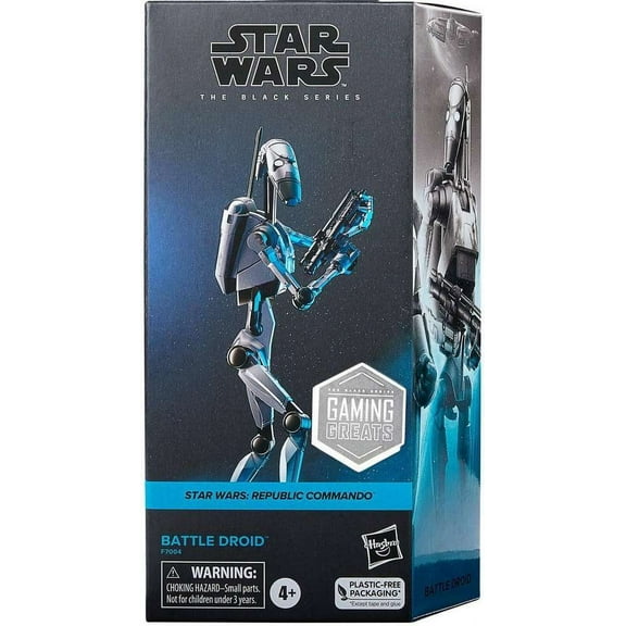 Hasbro 4 Years and Up Star Wars The Black Series Battle Droid, 6" 2"