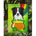 thumbnail image 3 of Carolines Treasures BB1985GF Border Collie St. Patricks Day Flag Garden, 3 of 3