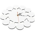 thumbnail image 2 of DIY Blank Hanging Clock for Decoration with Low Noise Design White MDF 9.45 Inches, 2 of 8