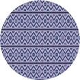 thumbnail image 1 of Ahgly Company Machine Washable Indoor Square Transitional Blue Angel Blue Area Rugs, 3' Square, 1 of 7