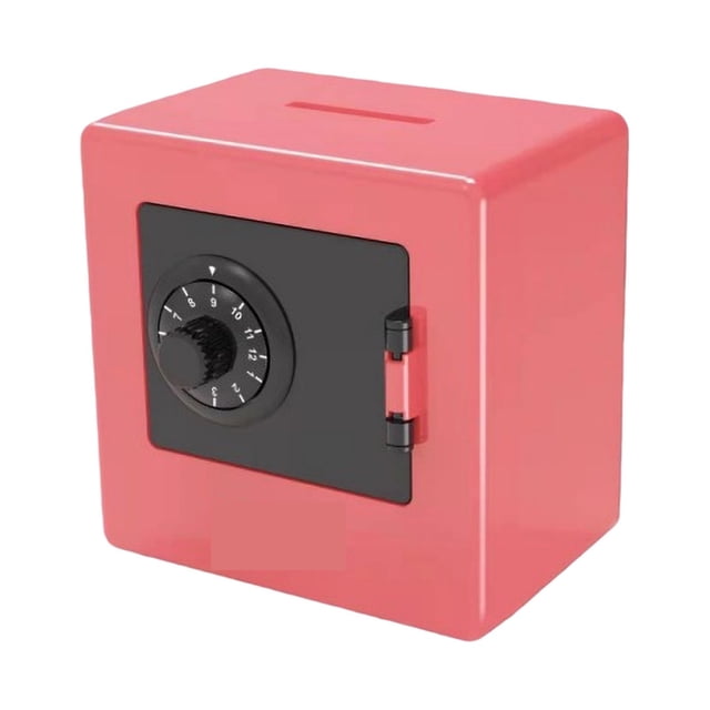 Mini Bank Money Box Retro Atm Rotating Password Cash Coins Saving Box Bank Safe ,Office Key Storage
