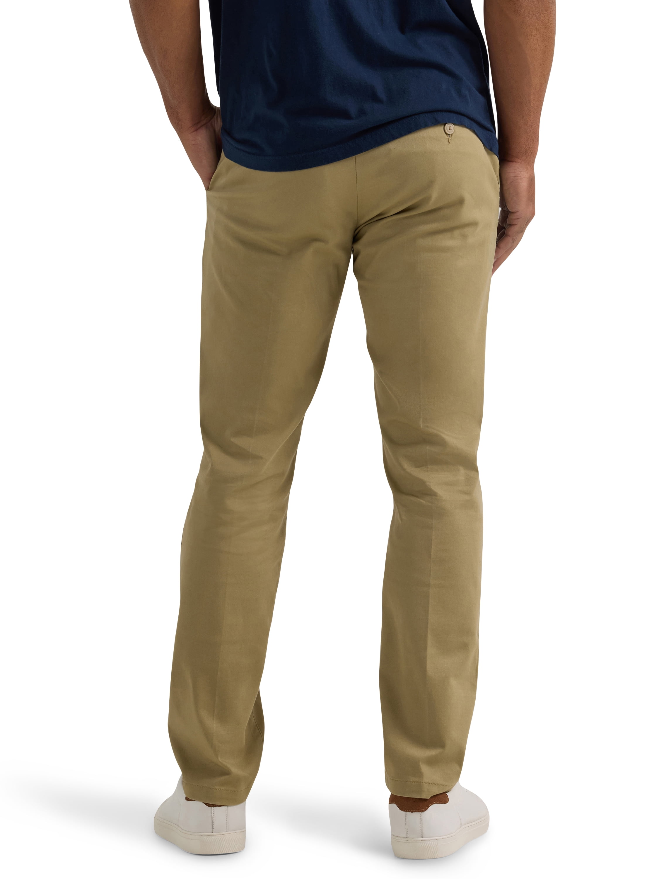 Lee® Men's Extreme Motion Flat Front Slim Straight Pant with Wrinkle Resist