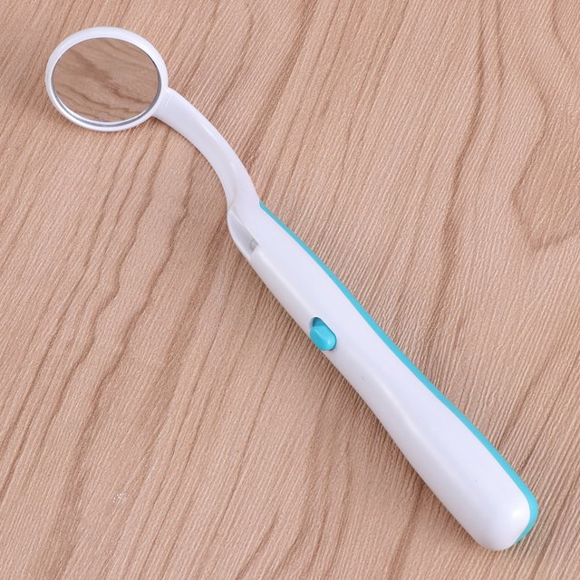 Oral Dental Mirror Mouth Tooth Inspection Mirror with Bright LED Light