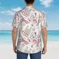 thumbnail image 5 of Haiem Romantic Travel In Paris Printed Hawaiian Shirt for Men - Men’s Casual Beach Summer Shirts - Stretch Fabric with Modern Fit-3X-Large, 5 of 7