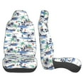 thumbnail image 5 of Haiem Hawaii Palms Printed Car Seat Covers Set of 2, Universal Fit Car Seat Covers,Protective Seat Covers,Comfortable Car Seat Covers, Easy Installation Seat Covers, Vehicle Seat Covers, 5 of 9