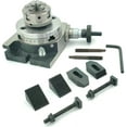 thumbnail image 3 of Assorts 3"Inch II 80 mm Low Profile Milling Rotary Table (50 mm 4 Jaws Chuck with Back Plate & M6 Clamp Kits), 3 of 4