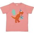 thumbnail image 3 of Inktastic 4th Birthday Dinosaur Boys or Girls Toddler T-Shirt, 3 of 5