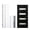 Black + Fiberglass + Fiberglass-1, variant on 36 x 80 Fiberglass Entry Door with Brickmould, Frosted Glass - Contemporary Style for Home's Front Entrance, Right Hand Inswing, Black Finished Knock-Down Fiberglass Door with White Vinyl Frame