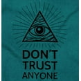 thumbnail image 2 of Eye Providence Dont Trust Illuminati Men's Graphic T Shirt Tees Brisco Brands 3X, 2 of 6