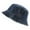 Dark blue, variant on WTXUE Bucket Hat Beach Hat Washed Cotton Denim Bucket Hat Fisherman's Hat 1Pcs Denim Hat Sun Hat Summer Hats Black L