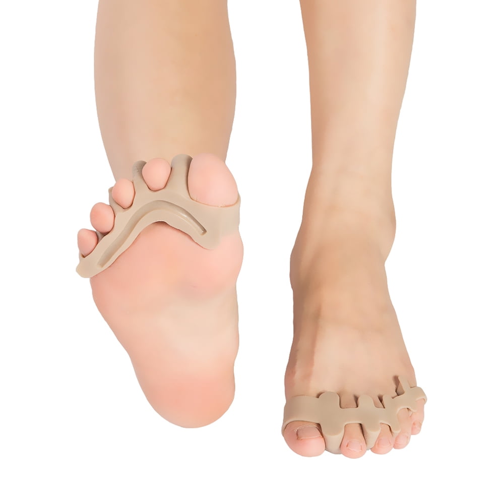 Silicone Toe Separators Straightener Toe Corrector Spacer Spreader Stretchers for Bunion Relief Hammer Toes Toe Correction