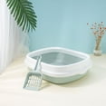 thumbnail image 2 of Cat Toilet Basin,Cat Litter Pan Large Cat Poop Pan Cat Litter Pan High-Precision Functionality, 2 of 6