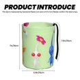 thumbnail image 3 of Yiaed Pikmin Pattern Automotive Garbage Cans,Car Trash Can Trash Garbage Bag Foldable Organizer Car Hanging Vehicle Trash Bin for Back/Front Seat & Console, 3 of 7