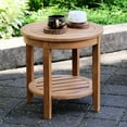 thumbnail image 2 of Cambridge Casual  Sherwood Teak Patio Side Table Natural 18" - Plantation Teak, 2 of 5