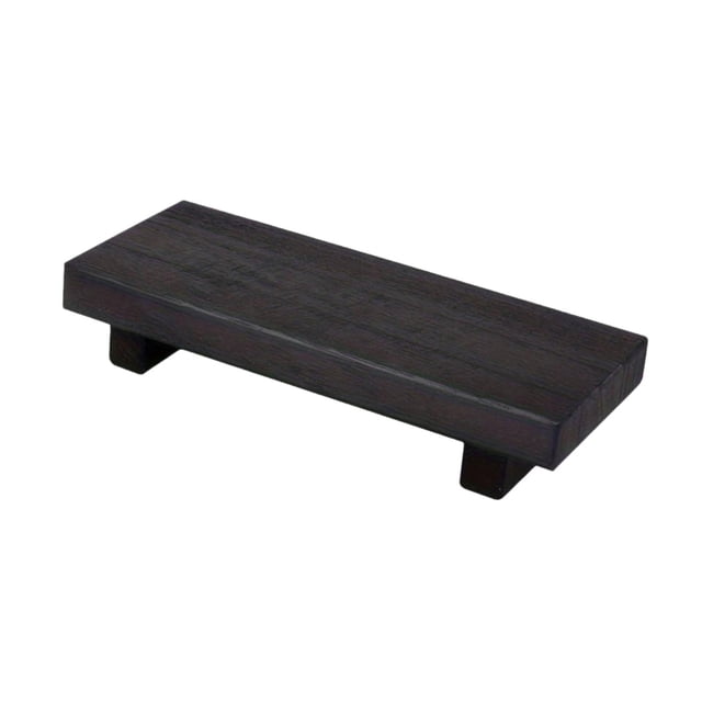 Portavelas de madera decorativo para jabones, velas ... Negro