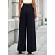 thumbnail image 5 of Pantalones de trabajo PRETTYGARDEN, pantalones anchos para mujer, color azul marino, 5 of 8