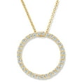 thumbnail image 1 of 14K Yellow Gold 1/2ct Circle Of Life Diamond Pendant, 1 of 2