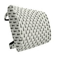 thumbnail image 1 of Tropical Lumbar Pillow, Hand Drawn Sketch Illustration of Pineapples on Off-White Background, Soft Back Cushion Office Chairs with Adjustable Straps, 14" x 13", Charcoal Grey and Ivory, by Ambesonne, 1 of 7