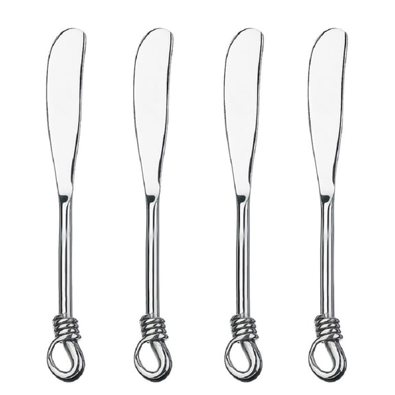 Gourmet Settings Twist 18/10 Stainless Steel Spreader (Set of Four)