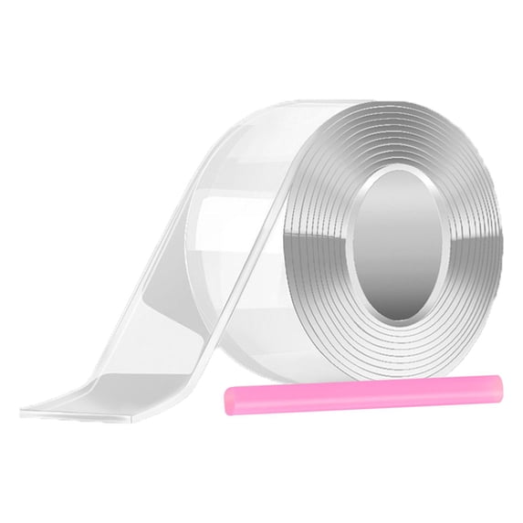 Nano Tape Bubbles | Traceless Adhesive Nano Tape for Making Bubbles | Multipurpose Transparent Poster Tape Handmade DIY Decompression Glitter And Straw Design