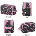 thumbnail image 2 of Toiletries Bag,Pioneer Flower Floral Print Pattern Mens Womens Toiletry Bag Bathroom Bag,Waterproof Toiletry Travel Bag Dopp Kit Shaving Bag 11x6.3x5.1 Inch, 2 of 5