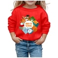 thumbnail image 3 of aDJFDGT Chandail Court pour Adolescente Rentrée Scolaire Chandail pour Filles Mode Hivernale Manches Longues Chaud Confortable Haut Motif de Dessin Animé Tenue Décontractée de Campus, 3 of 5