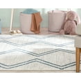 thumbnail image 3 of Well Woven Kennedy Reeve Modern Modern Kids Blue Ivory 7'10" x 9'10" Area Rug, 3 of 7