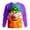 Purple-g, variant on Kcolen St Patricks Day Sweatshirt for Men Shamrock Crewneck Sweatshirts Funny 3D Pattern Long Sleeve Shirt Pullover Irish Saint Patricks Day Tops