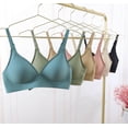 thumbnail image 2 of Sujetador push up sin costuras con tiras de gelatina para mujer, sujetador deportivo antiflacidez para dormir, 2 of 6